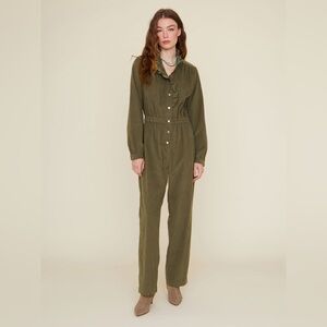 Xirena Harlee Jumpsuit Green Olive Medium NWT